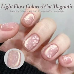 6 Colors Colored Cat Magnetic Gel Polish Set M02 Light Flow 7ml -Born Pretty Salon 60664 ZI 6