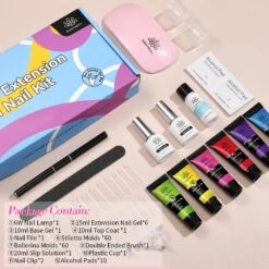 6 Colors Neon Extension Nail Gel Kit 15g -Born Pretty Salon 60679 ZI 7