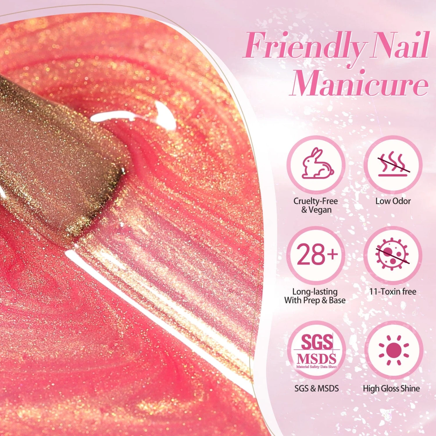 6 Colors Pink Pearl Thread Swirl Gel Polish Set T02 Nebulas 7ml 12 6 Colors Pink Pearl Thread Swirl Gel Polish Set T02 Nebulas 7ml - Image 12