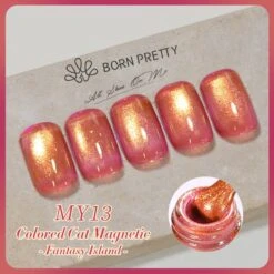MY13 Fantasy Island Colored Cat Magnetic Gel Polish 10ml -Born Pretty Salon 60686 1 4