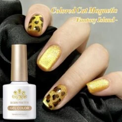 MY14 Fantasy Island Colored Cat Magnetic Gel Polish 10ml -Born Pretty Salon 60686 2 3