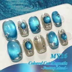 MY16 Fantasy Island Colored Cat Magnetic Gel Polish 10ml -Born Pretty Salon 60686 4 5