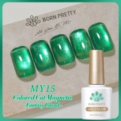 Fantasy Island Colored Cat Magnetic Gel Polish 10ml -Born Pretty Salon 60686 SXA 3