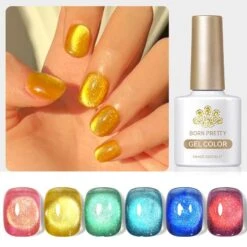 Fantasy Island Colored Cat Magnetic Gel Polish 10ml -Born Pretty Salon 60686 ZHU 2