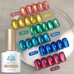 Fantasy Island Colored Cat Magnetic Gel Polish 10ml -Born Pretty Salon 60686 ZHU 4