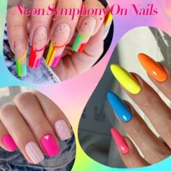 15 Colors Neon Symphony Nail Polish Set 6ml -Born Pretty Salon 60731 ZI 4