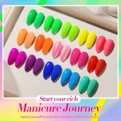 15 Colors Neon Symphony Nail Polish Set 6ml -Born Pretty Salon 60731 ZI 5