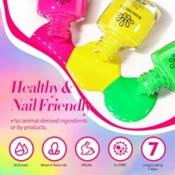 15 Colors Neon Symphony Nail Polish Set 6ml -Born Pretty Salon 60731 ZI 6