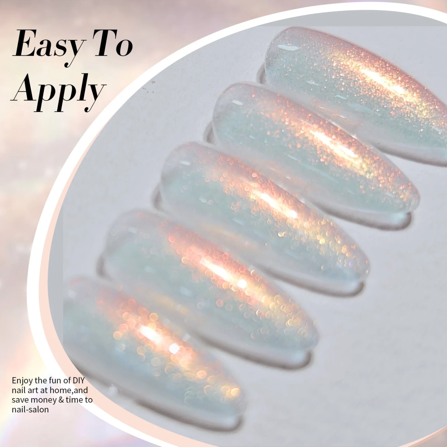 Orange Shimmery Aurora Gel Polish JG01 Aurora Borealis 15ml 9 Orange Shimmery Aurora Gel Polish JG01 Aurora Borealis 15ml - Image 9