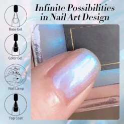 Sea Tears JG02 Aurora Nail Gel Polish 15ml -Born Pretty Salon 60759 ZI 5