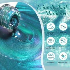 Cat Magnetic Gel Polish MY25 Dreamy Sea 15ml -Born Pretty Salon 60760 ZI 6