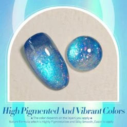 Blue Cat Magnetic Gel Polish MY26 Insomniac Island 15ml -Born Pretty Salon 60761 ZI 1