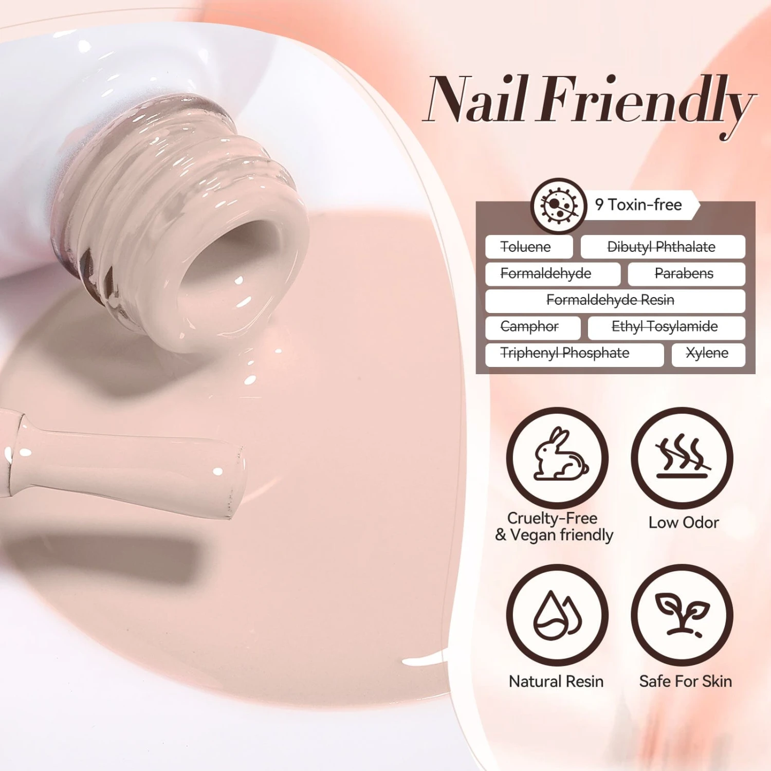 6 Colors White Nude Color Gel Polish Set S02 Ordinary Day 7ml 7 6 Colors White Nude Color Gel Polish Set S02 Ordinary Day 7ml - Image 7