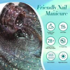 Double Light Cat Magnetic Eye Gel Finland Light 15ml -Born Pretty Salon 60830 ZI 7