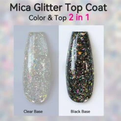 Mica Reflective Glitter Top Coat 15ml -Born Pretty Salon 60832 ZI 2