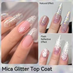 Mica Reflective Glitter Top Coat 15ml -Born Pretty Salon 60832 ZI 4