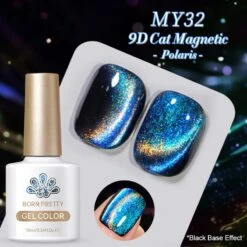 9D Cat Magnetic Gel Polish MY32 Polaris 10ml 9 9D Cat Magnetic Gel Polish MY32 Polaris 10ml -Born Pretty Salon 60886 5 4