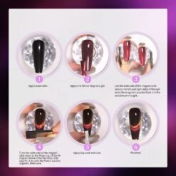 6 Colors 9D Cat Magnetic Gel Polish Set Polaris 7ml -Born Pretty Salon 60887 BZT