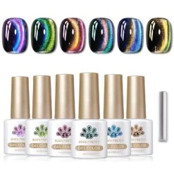 6 Colors 9D Cat Magnetic Gel Polish Set Polaris 7ml