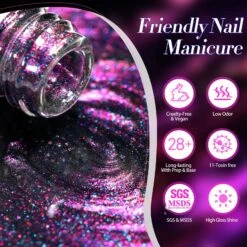 6 Colors 9D Cat Magnetic Gel Polish Set Polaris 7ml -Born Pretty Salon 60887 ZI 7