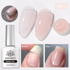 Fiber Rubber Base Gel FB03 Soft Pink 10ml