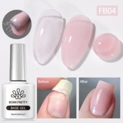 Fiber Rubber Base Gel FB04 Light Pink 10ml