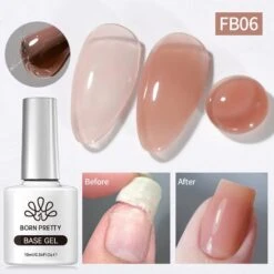 Fiber Rubber Base Gel FB06 Nude 10ml