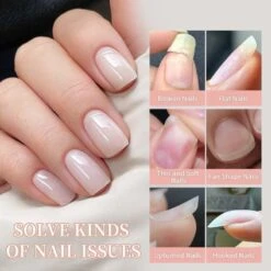 Fiber Rubber Base Gel FB03 Soft Pink 10ml -Born Pretty Salon 60890 ZI 3 5