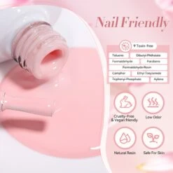 6 Colors Pink Gel Polish Set S03 Cupid's Whisper 7ml -Born Pretty Salon 60905 ZI 5