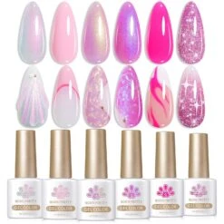 6 Colors Gel Polish Set S05 Neon Fizz 7ml