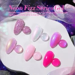 6 Colors Gel Polish Set S05 Neon Fizz 7ml -Born Pretty Salon 60925 ZI 6
