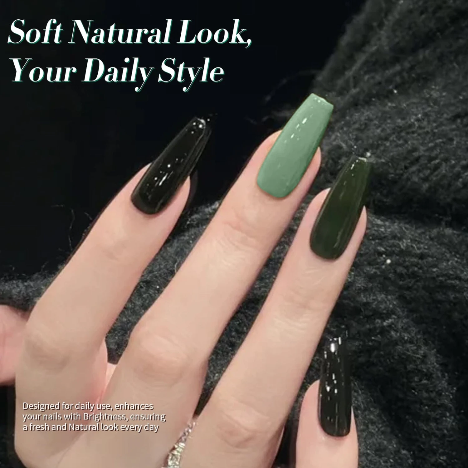 6 Colors Green Gel Polish Set S06 Amazon Rainforest 7ml 2 6 Colors Green Gel Polish Set S06 Amazon Rainforest 7ml - Image 2