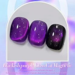 Purple Cat Magnetic Gel Polish MY43 Blackish Purple 10ml -Born Pretty Salon 60948 ZI 1