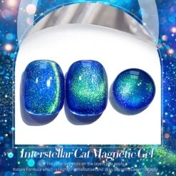 Blue Cat Magnetic Gel Polish MY44 Interstellar 15ml -Born Pretty Salon 60949 ZI 1