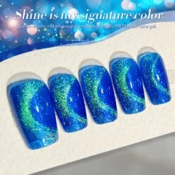 Blue Cat Magnetic Gel Polish MY44 Interstellar 15ml -Born Pretty Salon 60949 ZI 8