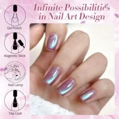 Cat Magnetic Gel Polish MY46 Hyacinth 15ml -Born Pretty Salon 60953 ZI 6