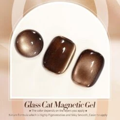 Brown Water Light Cat Magnetic Gel Polish AW03 15ml -Born Pretty Salon 60970 ZI 1