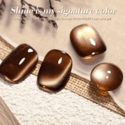 Brown Water Light Cat Magnetic Gel Polish AW03 15ml -Born Pretty Salon 60970 ZI 8