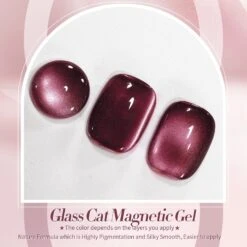 Red Water Light Cat Magnetic Gel Polish AW05 15ml -Born Pretty Salon 60971 ZI 1