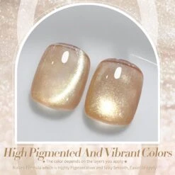 Golden Yellow Cat Magnetic Gel Polish GC02 15ml -Born Pretty Salon 60972 ZI 1