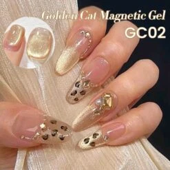 Golden Yellow Cat Magnetic Gel Polish GC02 15ml -Born Pretty Salon 60972 ZI 6