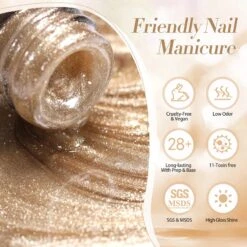 Golden Yellow Cat Magnetic Gel Polish GC02 15ml -Born Pretty Salon 60972 ZI 7