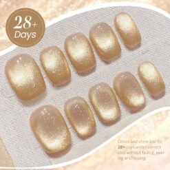 Golden Yellow Cat Magnetic Gel Polish GC02 15ml -Born Pretty Salon 60972 ZI 8