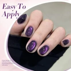 Purple Water Light Cat Magnetic Gel Polish AW04 15ml 11 Purple Water Light Cat Magnetic Gel Polish AW04 15ml -Born Pretty Salon 60973 ZI 5