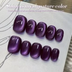 Purple Water Light Cat Magnetic Gel Polish AW04 15ml 16 Purple Water Light Cat Magnetic Gel Polish AW04 15ml -Born Pretty Salon 60973 ZI 8