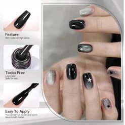 6 Colors Grey Colors Gel Polish Set S09 Steel Symphony 7ml -Born Pretty Salon 60977 ZI 4