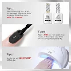 6 Colors Grey Colors Gel Polish Set S09 Steel Symphony 7ml -Born Pretty Salon 60977 ZI 7