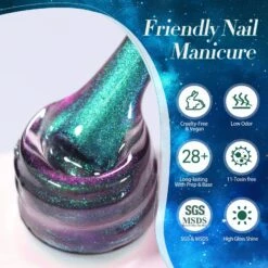 Green Chameleon Cat Magnetic Gel Polish MY50 Sway Sea 15ml -Born Pretty Salon 60992 ZI 7