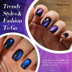 Purple Chameleon Cat Magnetic Gel Polish MY51 Heaven Purple 15ml -Born Pretty Salon 60993 ZI 3