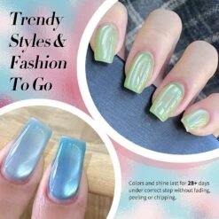 6 Colors Glass Cat Magnetic Gel Polish Set M06 Freedom Land 7ml -Born Pretty Salon 60994 ZI 3